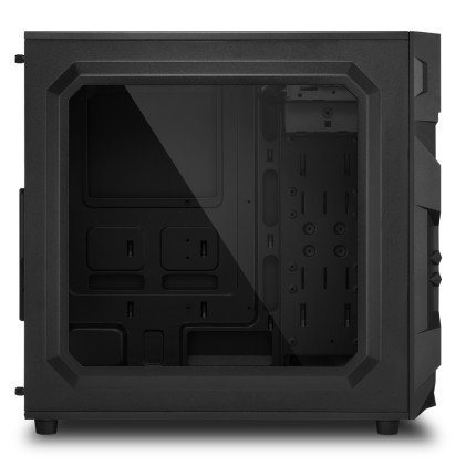Sharkoon Case Vg7-W Red, Atx, 2Xusb3, 6 Slots, 2X120 Led Front 1X120 Rear, Window Acrilic,