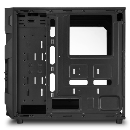 Sharkoon Case Vg7-W Red, Atx, 2Xusb3, 6 Slots, 2X120 Led Front 1X120 Rear, Window Acrilic,