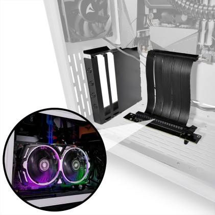 Sharkoon Compact Vgc Kit Per Y1000/Z1000 Support Verticale Per Scheda Video Pcie 3.0