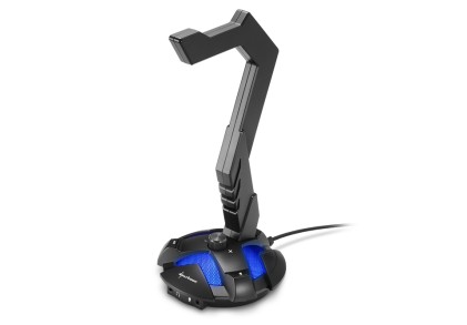 Sharkoon Cuffia Stereo Usb, Multi-Colored-Illumination, 3D Rgb