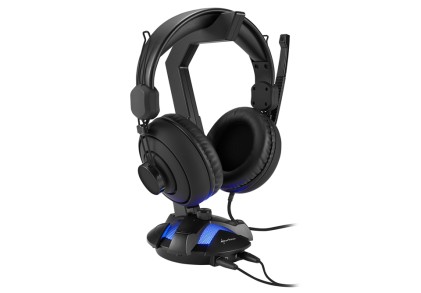 Sharkoon Cuffia Stereo Usb, Multi-Colored-Illumination, 3D Rgb