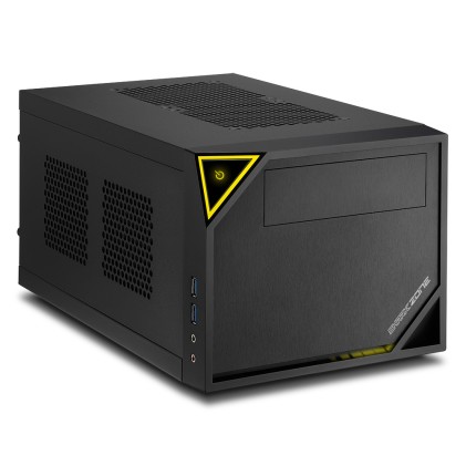 Sharkoon Case Mini-Itx, 2 Slot, 37 X 22.5 X 18.0 Cm , Usb 3.0, Usb 2.0, 1X 120 Mm Fan (Pre-Installed), Drive Bays 2,5&#34;-Ssd