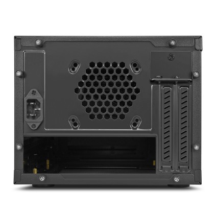 Sharkoon Case Mini-Itx, 2 Slot, 37 X 22.5 X 18.0 Cm , Usb 3.0, Usb 2.0, 1X 120 Mm Fan (Pre-Installed), Drive Bays 2,5&#34;-Ssd