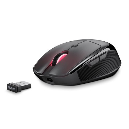 Sharkoon Mouse Wireless Officepal, Ergonomico, Nero