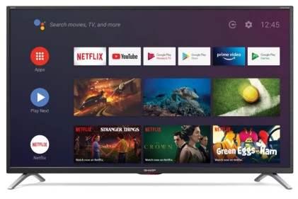 Tv Sharp 43Bl5Ea Bl5Ea Series Android Tv 4K Uhd Black E Silver
