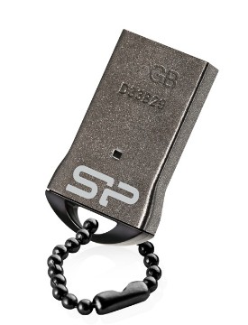 Pendrive 8GB Silicon Power - Mod. T01 USB 2.0 - COB Black / No chain