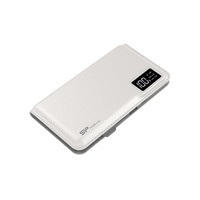 PowerBank 10000mAh Silicon Power - Mod. Power S103 > 500 charging cycles Two connector cable: micro-B and USB Type-A, LCD display, White