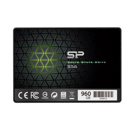 HD SSD 2,5 120GB Silicon Power SATAIII S56  Black NAND 3D