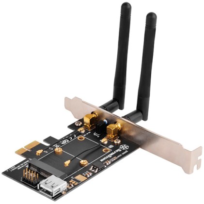 Scheda WiFi Silverstone SST-ECWA2-LITE Mini PCIe x1
