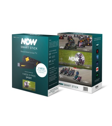 Sky Smart Stick Now Tv Blue + 1 Mese Di Sport+Calcio