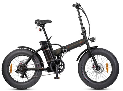 Bici Elettrica Monster E-Fat M1L0Fd Pieghevole 10Ah 36V 25Km/H Ruota 20