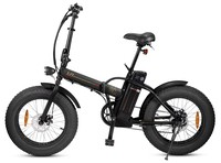 Bici Elettrica Monster E-Fat M1L0Fd Pieghevole 10Ah 36V 25Km/H Ruota 20