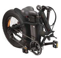 Bici Elettrica Monster E-Fat M1L0Fd Pieghevole 10Ah 36V 25Km/H Ruota 20