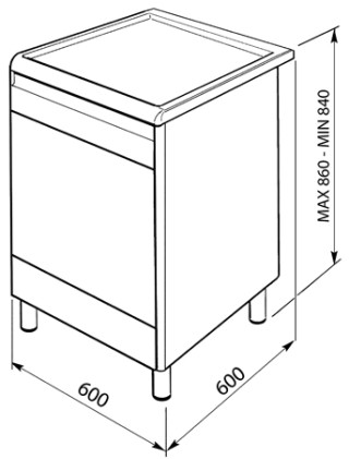 Cucina Gas Smeg Cx60Sv9