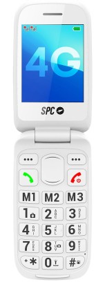 SPC Harmony 2 7,11 cm (2.8") 124,5 g Bianco Telefono per anziani