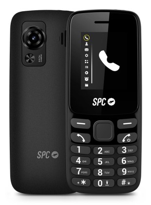 SPC Talk 2 Go 4,5 cm (1.77") 74 g Nero Telefono cellulare basico