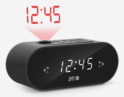 SPC Frodi Max Sveglia digitale Nero