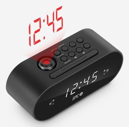 SPC Frodi Max Sveglia digitale Nero