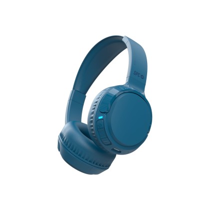 SPC Heron 2 Studio Cuffie Wireless A Padiglione Musica e Chiamate USB tipo-C Bluetooth Blu