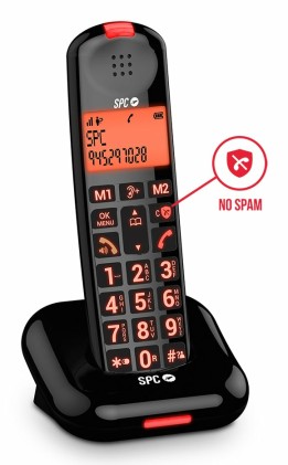 SPC Comfort Kairo Telefono DECT Identificatore di chiamata Nero