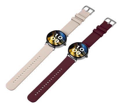 SPC Duo Velvet 3,35 cm (1.32") AMOLED Digitale 466 x 466 Pixel Touch screen Argento