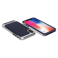 Custodia Iphone"X"Neohybrid Silver Spigen Silver Artic