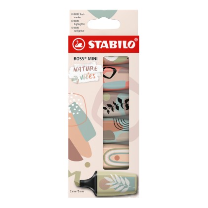 STABILO BOSS MINI evidenziatore 6 pz Punta smussata Multicolore