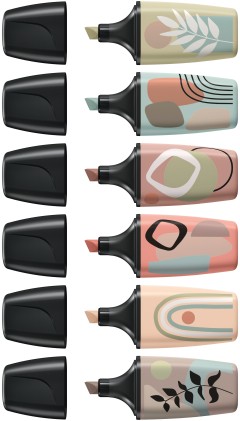 STABILO BOSS MINI evidenziatore 6 pz Punta smussata Multicolore