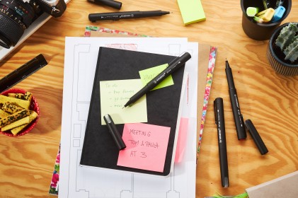 STABILO dr!ver penna tecnica Fine Nero, Blu, Verde, Rosso 4 pz