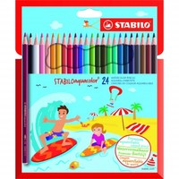 Stabilo Pastelli acquarellabili Aquacolor 24pz
