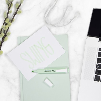 STABILO 102754804 evidenziatore 4 pz Punta smussata Multicolore