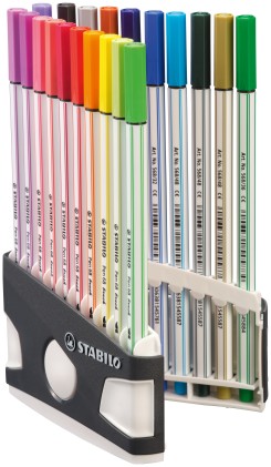 STABILO Pen 68 brush ARTY marcatore Colori assortiti 20 pz