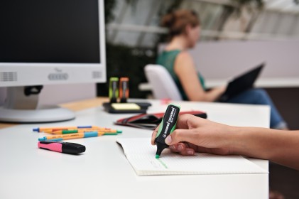 STABILO GREEN BOSS evidenziatore 4 pz Punta smussata Verde, Arancione, Rosa, Giallo