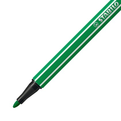 STABILO 6810-7 marcatore Medio Arancione, Marrone, Viola, Nero, Ultramarine, Carmine, Giallo, Rosa, Verde, Verde chiaro 10 pz