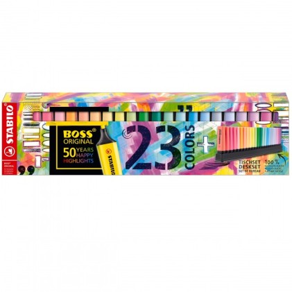 STABILO BOSS Original evidenziatore 23 pz Punta smussata Multicolore