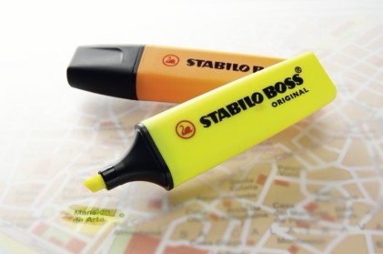 STABILO BOSS Original evidenziatore 1 pz Punta smussata Giallo