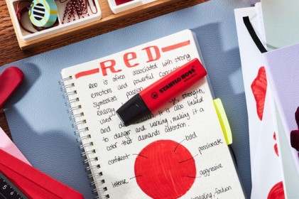 STABILO 70/48 evidenziatore 1 pz Punta smussata Rosso