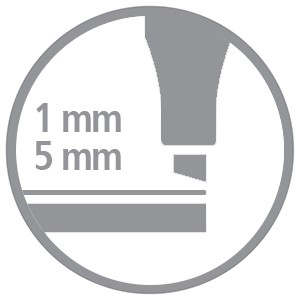 STABILO Pen 68 MAX marcatore Beige, Nero, Blu, Marrone, Verde, Azzurro, Verde chiaro, Arancione, Rosa, Viola, Rosso, Viola, Giallo 12 pz