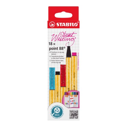 STABILO point 88 marcatore Fine Multicolore 18 pz