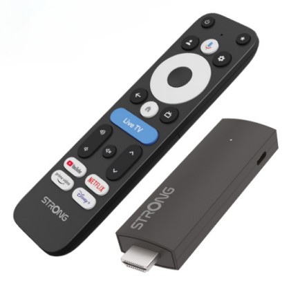 Strong Stick Per Android 14 2K Fhd Nero Google Tv Wifi 5 Dual Band