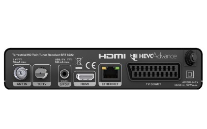 Decoder Strong Srt 8222 Twin Tuner Hevc Srt 8222