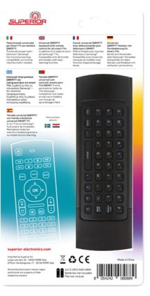 Superior Telecomando Universale Con Tastiera Qwerty Per Smart Tv Google