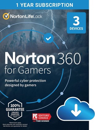 Symantec Norton 360 For Gamers 50Gb It 1User 3 Device Attach