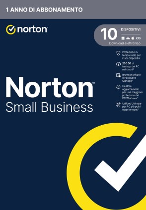 Norton Small Business 1User 10 Dev 250Gb Backup 12 Mesi