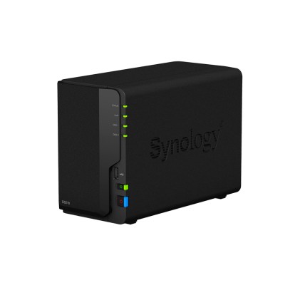 Synology DiskStation DS218 server NAS e di archiviazione RTD1296 Collegamento ethernet LAN Desktop Nero