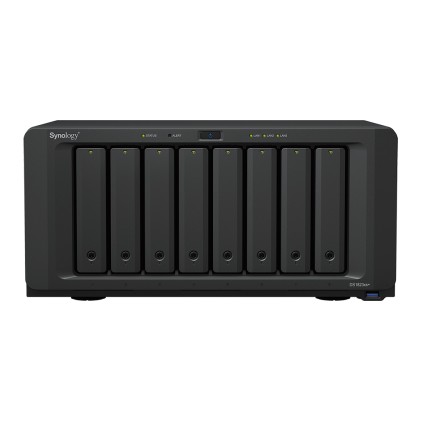 Synology DiskStation DS1823XS+ server NAS e di archiviazione Tower Ryzen Embedded V1780B 8 GB DDR4 0 TB DiskStation Manager Nero