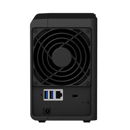 Synology Nas Tower 2Bay 2.5"/3.5" Ssd/Hdd Sata, Realtek Rtd1296 4Core 1.4Ghz, 2Gb Ddr4, 1Xgigabit, 3Xusb 3.0, Synology Hybrid Raid 0,1 (Shr)