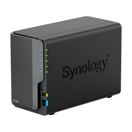 Synology Nas Tower 2Bay 2.5&#34;/3.5&#34; Ssd/Hdd Intel Celeron J4125 2Gb Ddr4 (Up To 6Gb), 2X Rj-45 1Gbe, 2