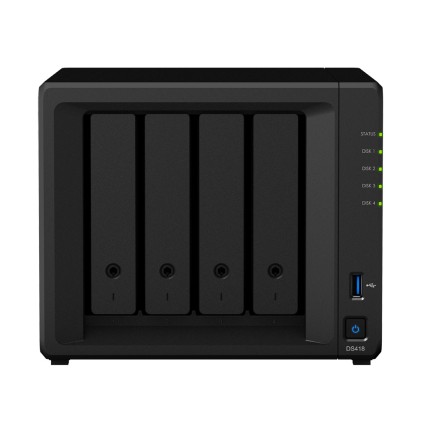 Synology DiskStation DS418 server NAS e di archiviazione RTD1296 Collegamento ethernet LAN Mini Tower Nero