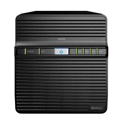 Nas Synology Ds420J 4Bay 3.5"/2.5" 1,4Ghz 1Gbddr4 1Pgiga 2Pusb